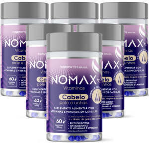 Nomax Cabelo Pele e unhas (Combo 6 Potes)